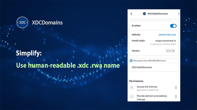 Screenshot for XDCWeb3Domains