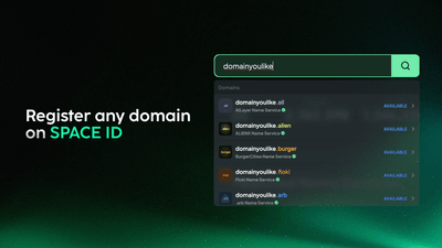 Screenshot for SPACE ID Web3 Domain
