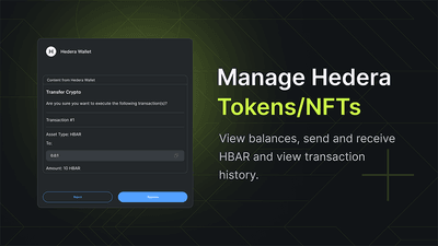 Screenshot for Hedera Wallet