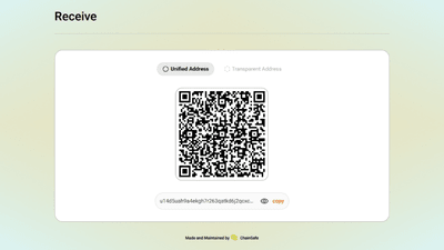 Screenshot for Zcash Shielded Wallet