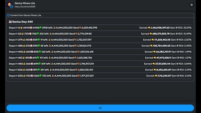 Screenshot for Genius Miners Lite