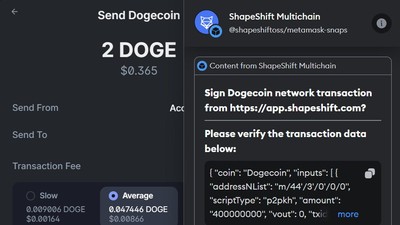 Screenshot for ShapeShift Multichain